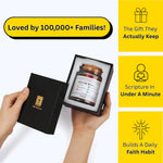 (GIFTING OFFER)Handmade 90 Day Bible Verses Jar(Comes With Christian Gift Box)