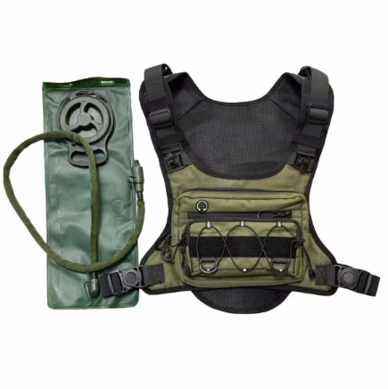 Tactical Hydration Backpack Vest - Lightweight Outdoor Hiking & Cycling Gear