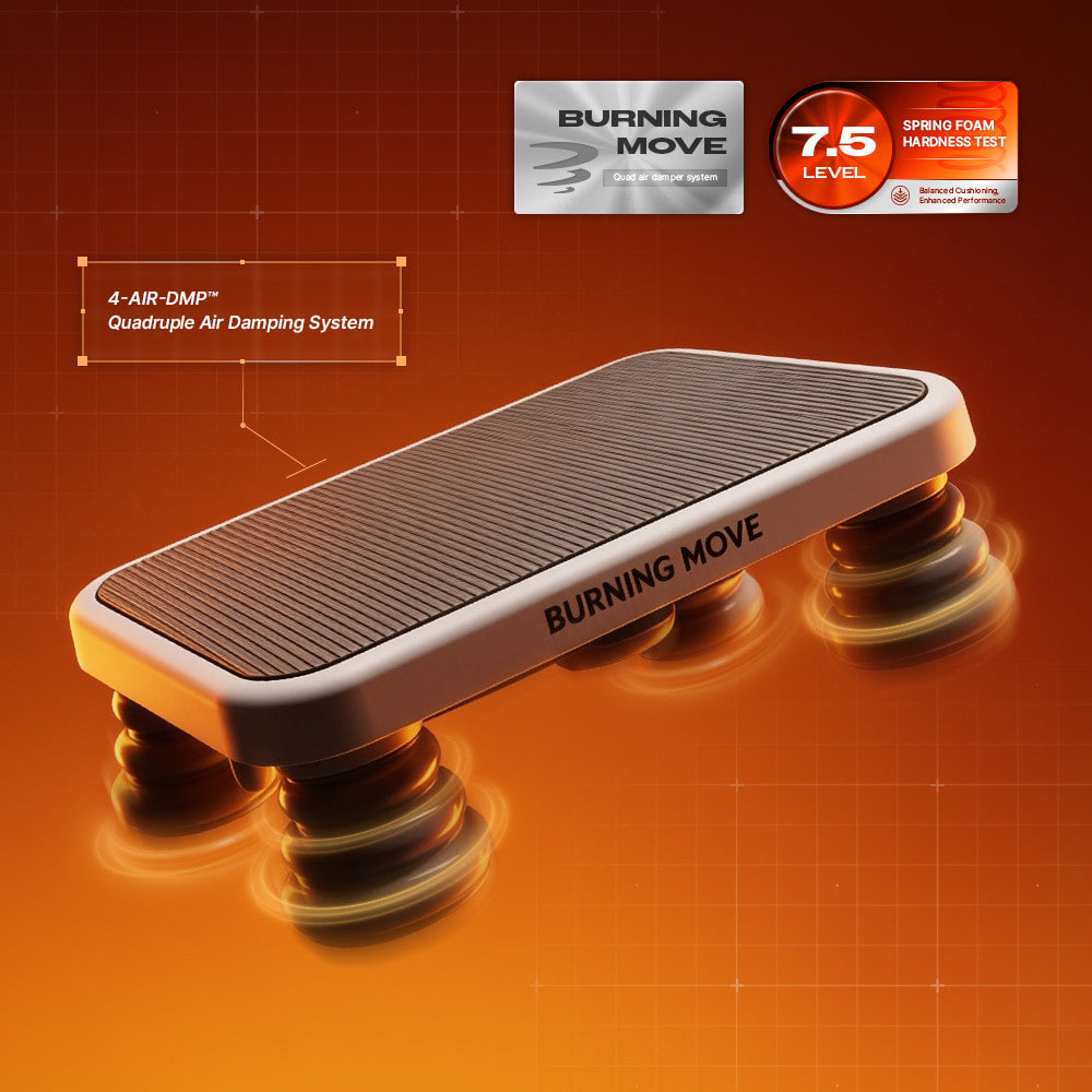Reactive cushioning rebound exercise board