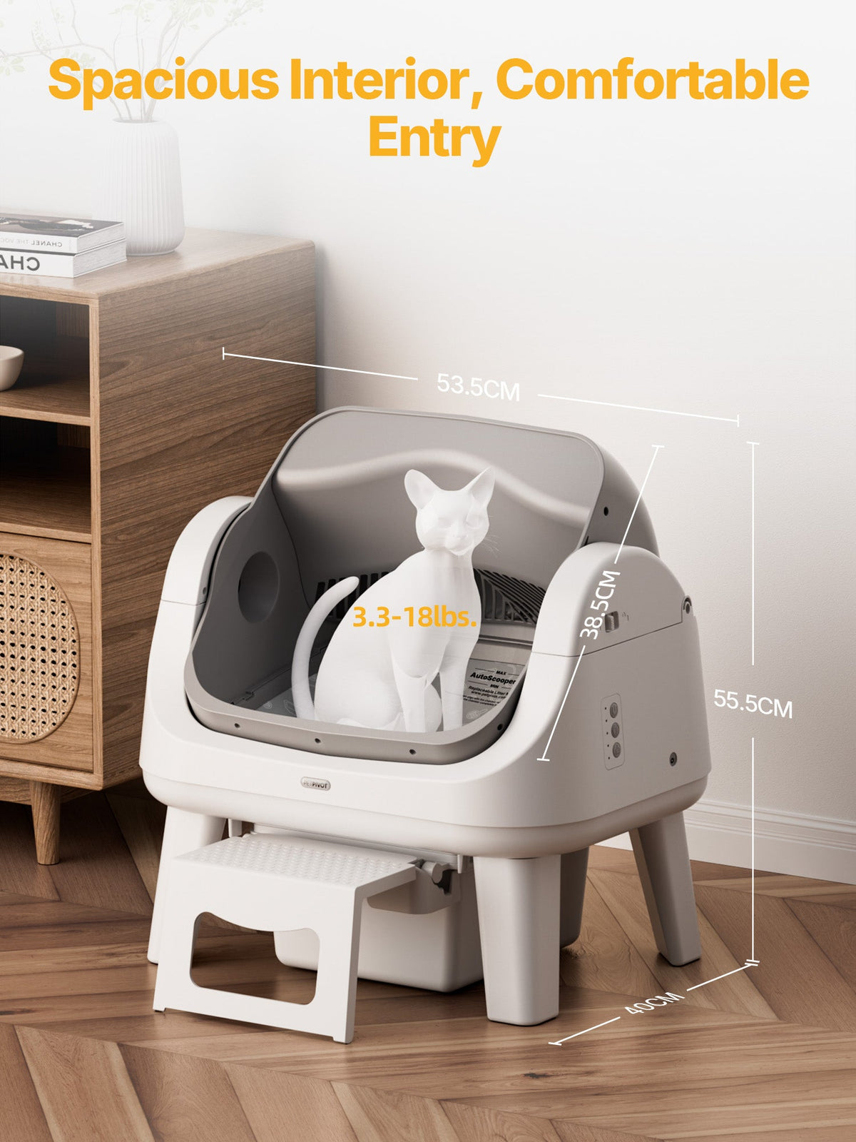 AutoScooper 12 Lite Automatic Self Cleaning Cat Litter Box
