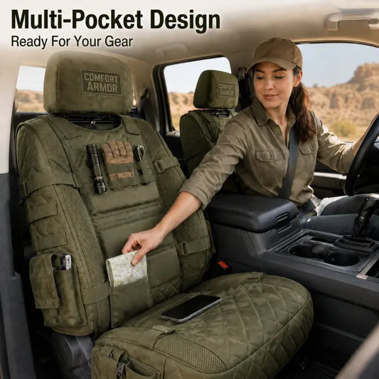 Military-Style Heavy-Duty Car Seat Protector