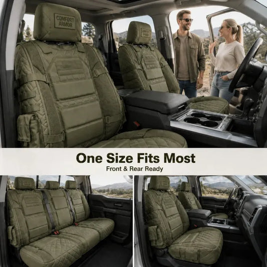 Military-Style Heavy-Duty Car Seat Protector